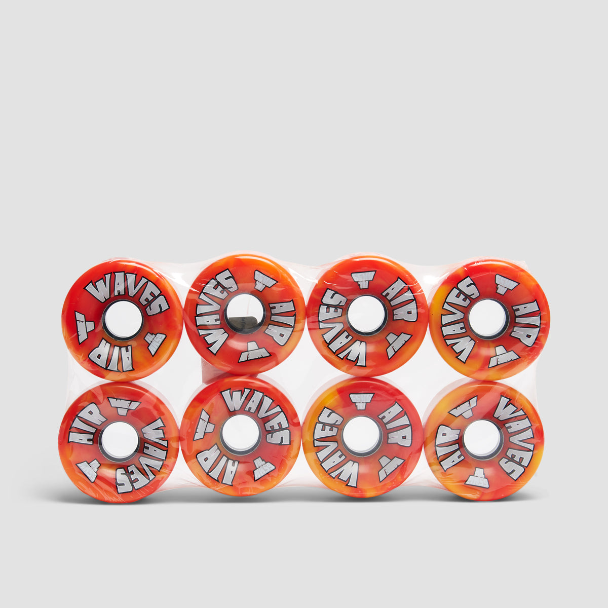 Air Waves USA 78a Quad Wheels x8 Orange/Yellow Swirl