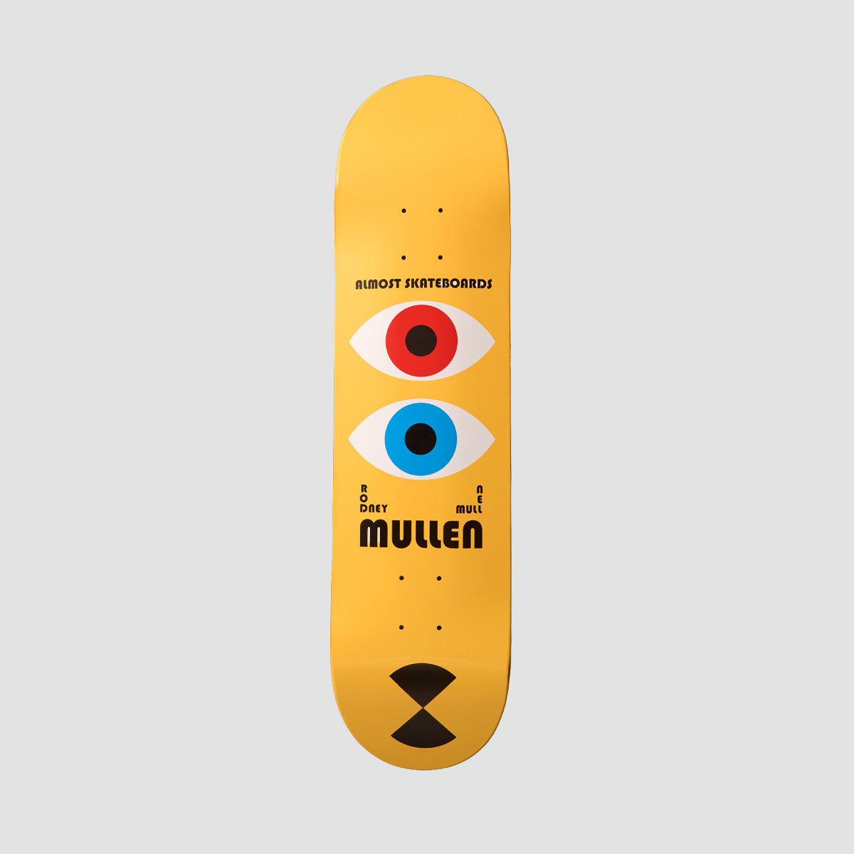 Almost Bauhaus Impact Pro Light Skateboard Deck Rodney Mullen/Yellow - 8"