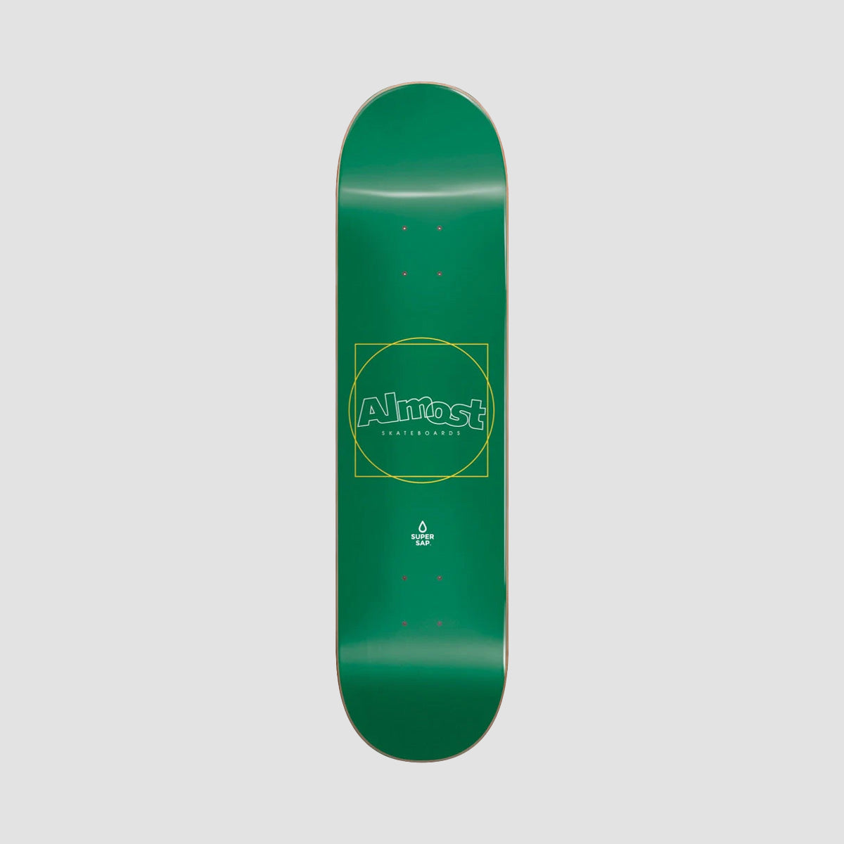 Almost Greener Super Sap R7 Skateboard Deck Green - 8.25"