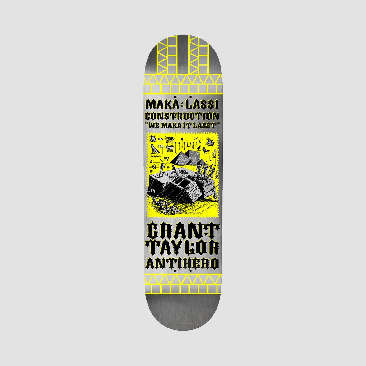 Antihero Grant Makalassi Construction Re-Colour Deck DBX Skateboard Deck - 8.5"