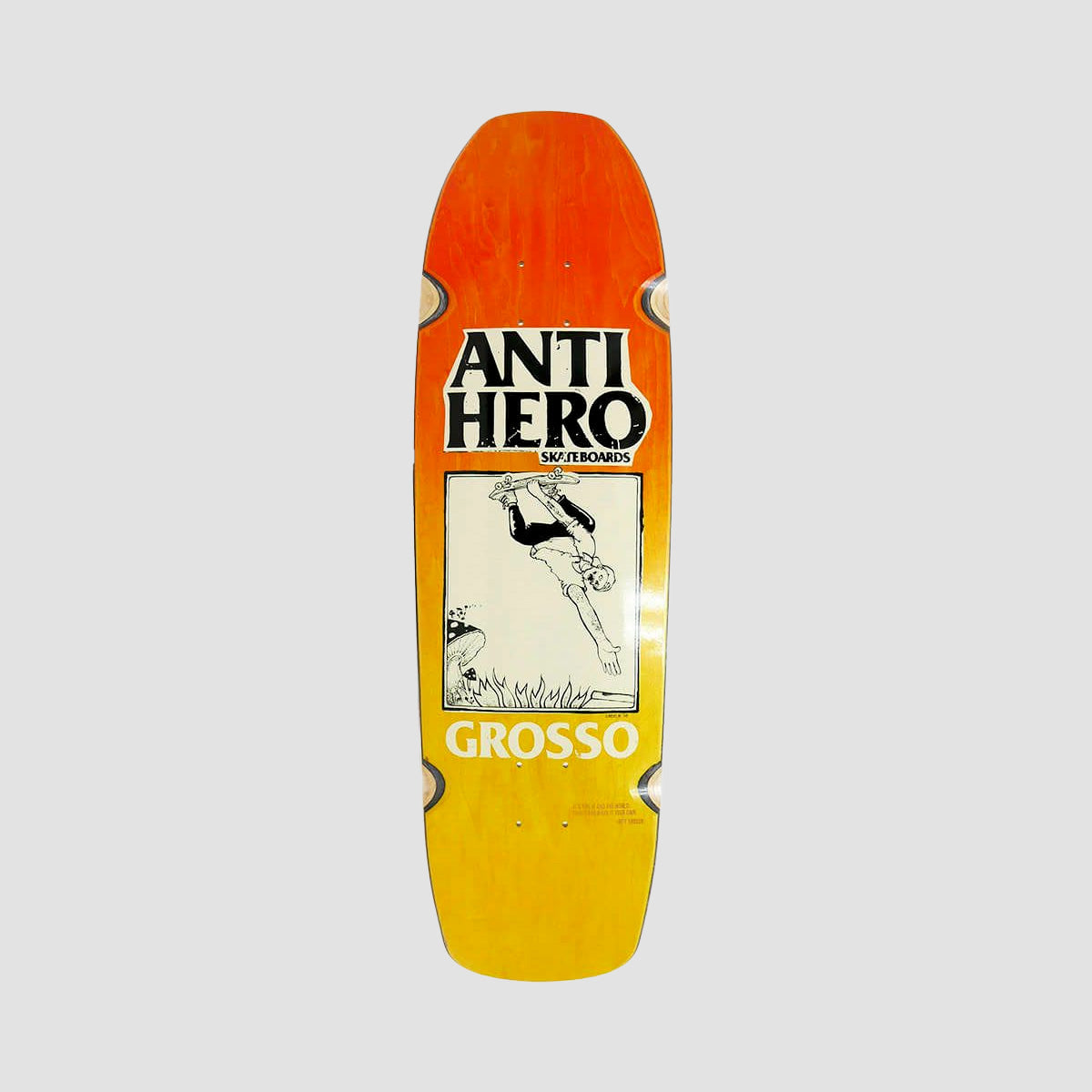 Antihero SSD25 Grosso Hand Plant WW Skateboard Deck Fade - 9.25"