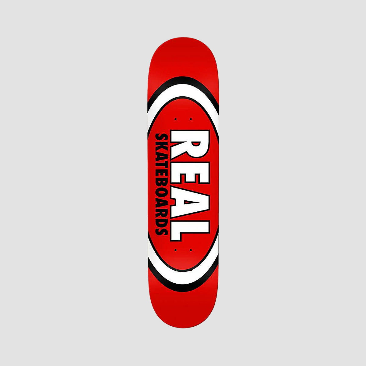 Real Team Classic Oval Skateboard Deck Red - 8.12"