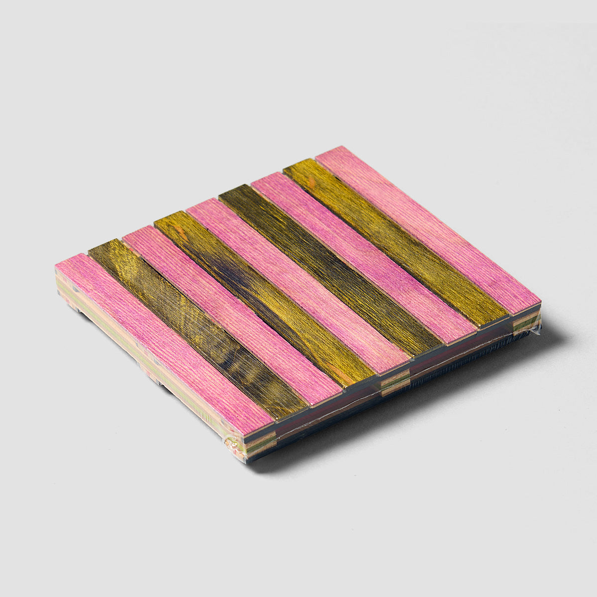 Artizan Fingerboard Recycled Skateboard Pallet Purple/Yellow