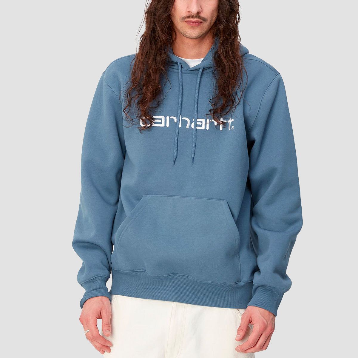 Carhartt WIP Pullover Hoodie Sorrent/White