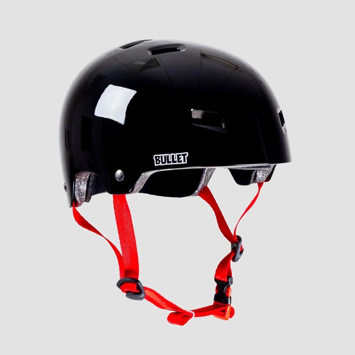 Bullet x Santa Cruz Eyeball Skate/Bmx Helmet Gloss Black - Kids