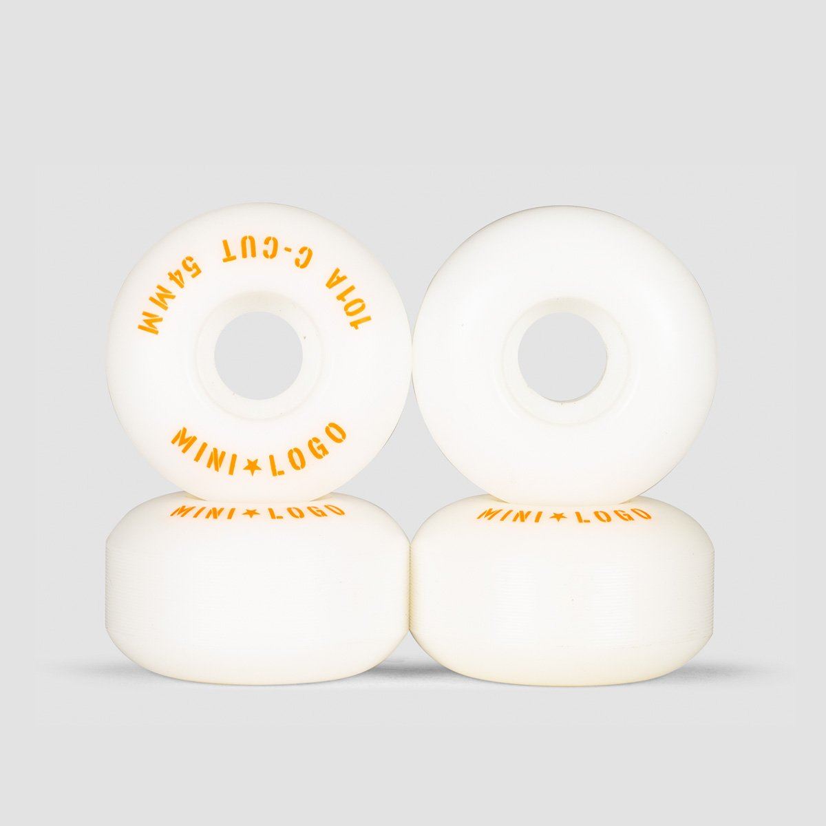Mini Logo C-Cut 2 101a Skateboard Wheels White 54mm