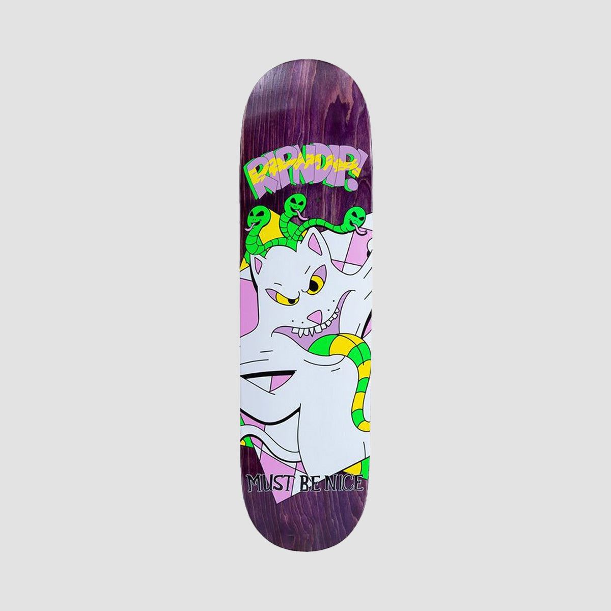 RIPNDIP Topanga Bandit Skateboard Deck Purple - 8.25"