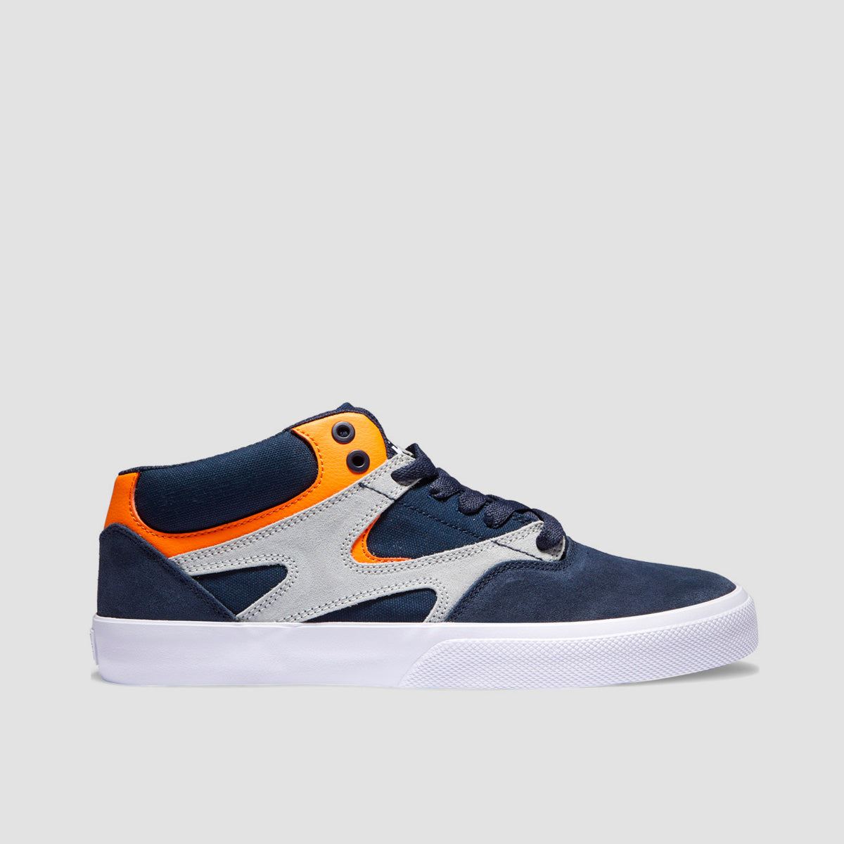 DC Kalis Vulc Mid S Shoes - Navy/Grey