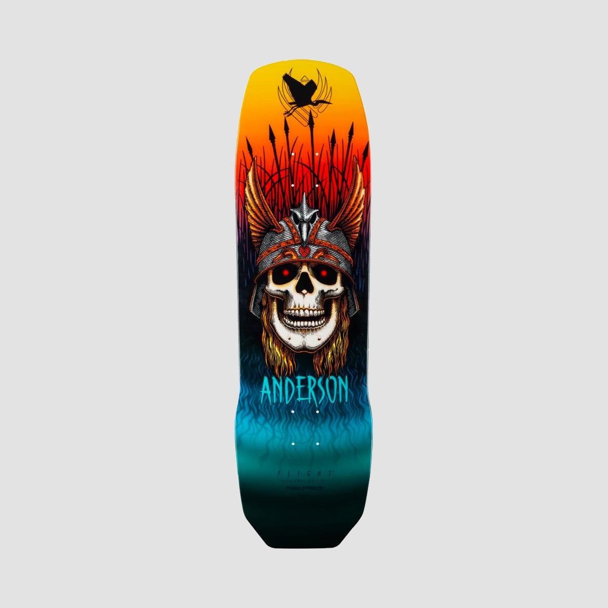 Powell Peralta Andy Anderson Heron Skull Flight 290 Skateboard Deck - 9.13"