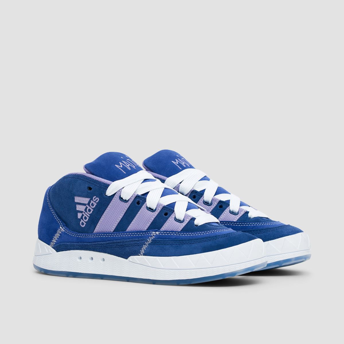 adidas Adimatic Mid X Maite Shoes - Victory Blue/Magic Lilac/Dark Blue