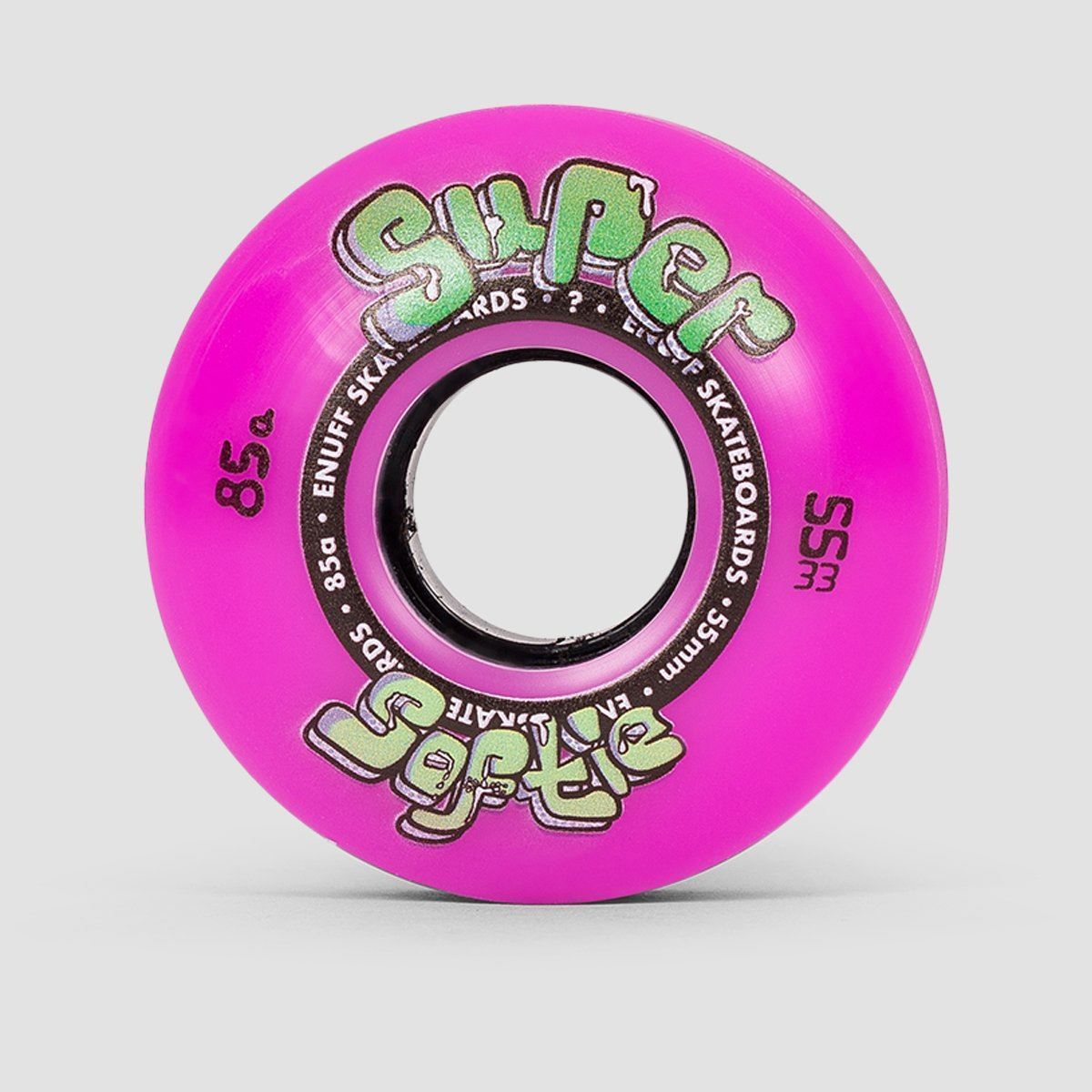 Enuff Super Softie Skateboard Wheels Purple 55mm