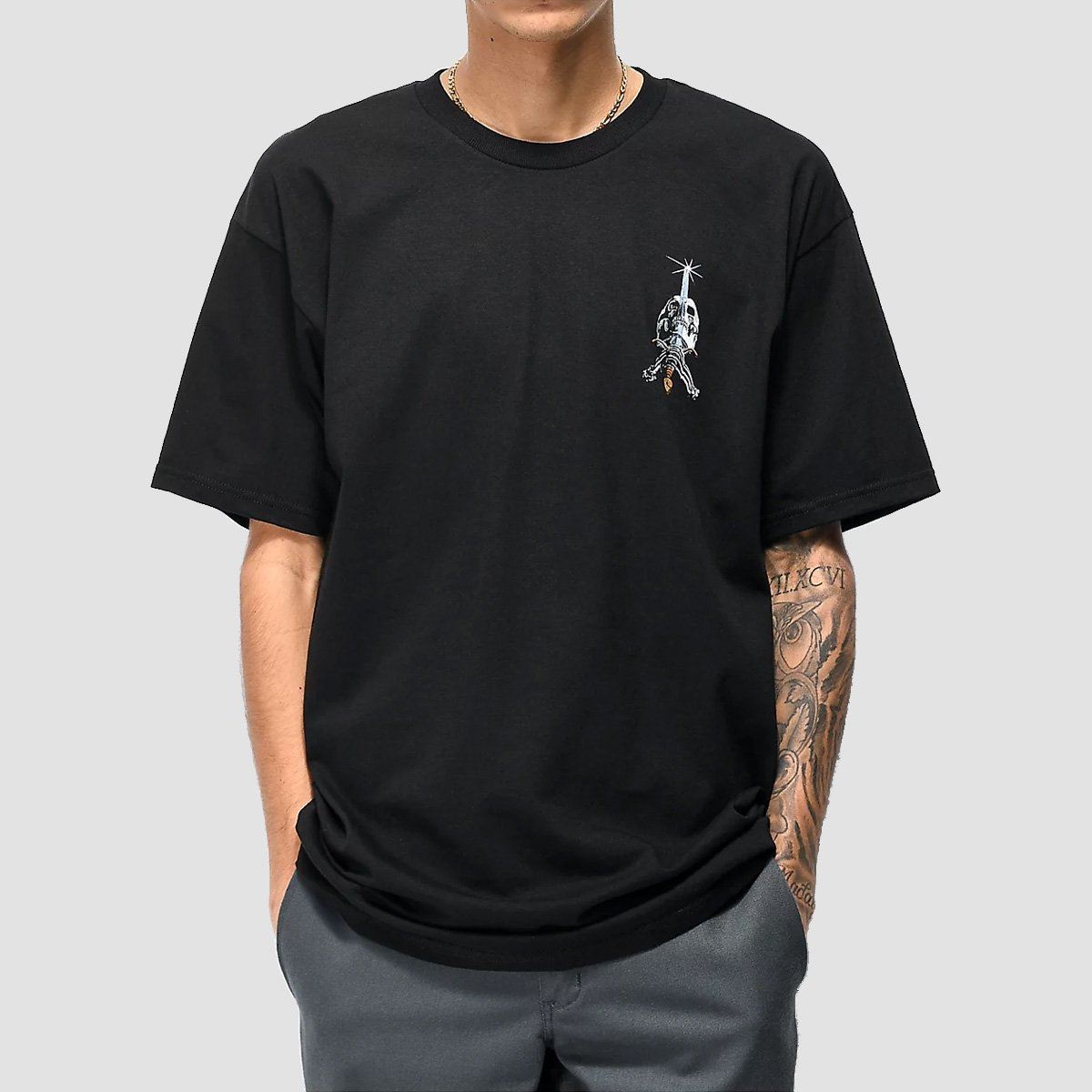 Powell Peralta Skull & Sword T-Shirt Black