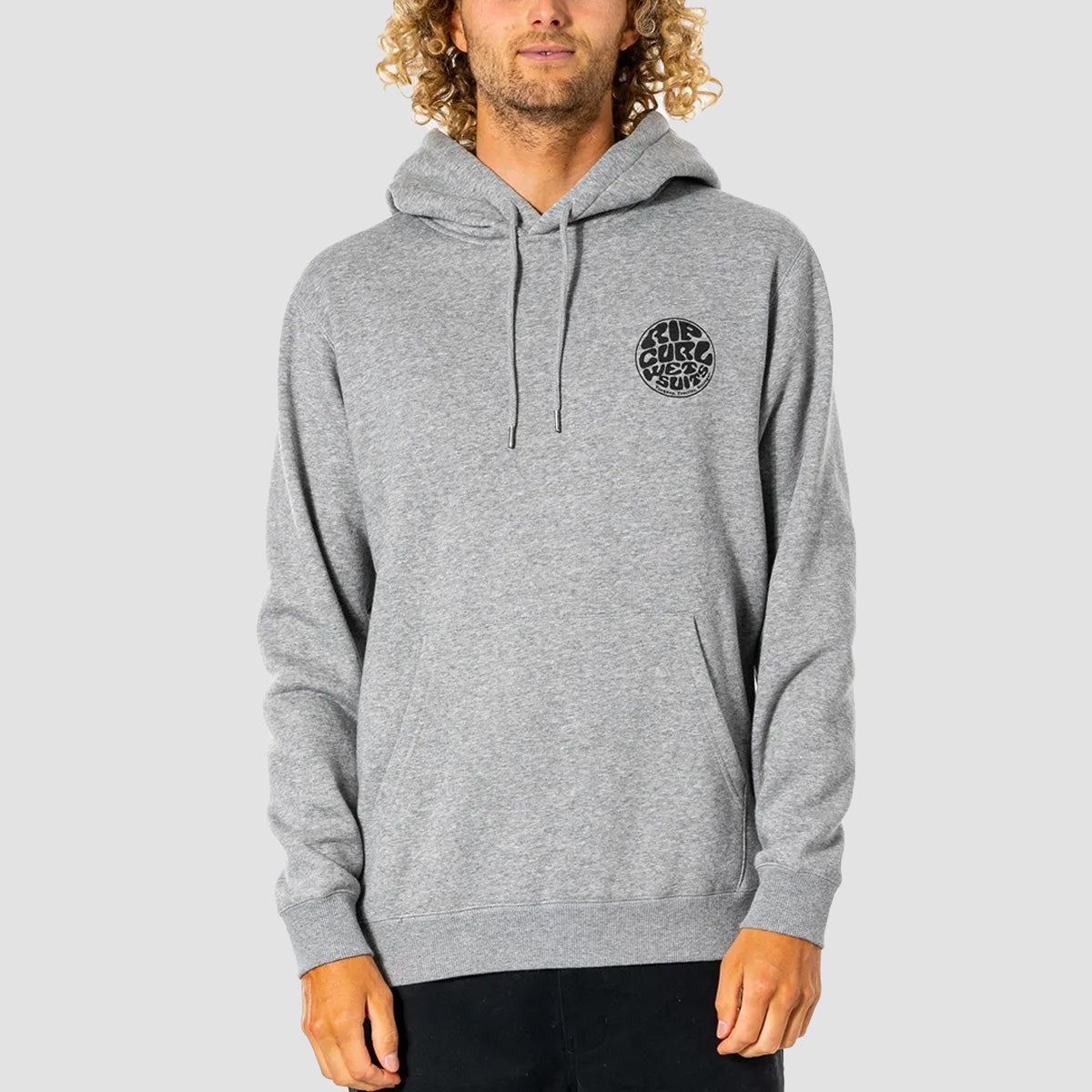 Rip Curl Wetsuit Icon Pullover Hoodie Grey Marle