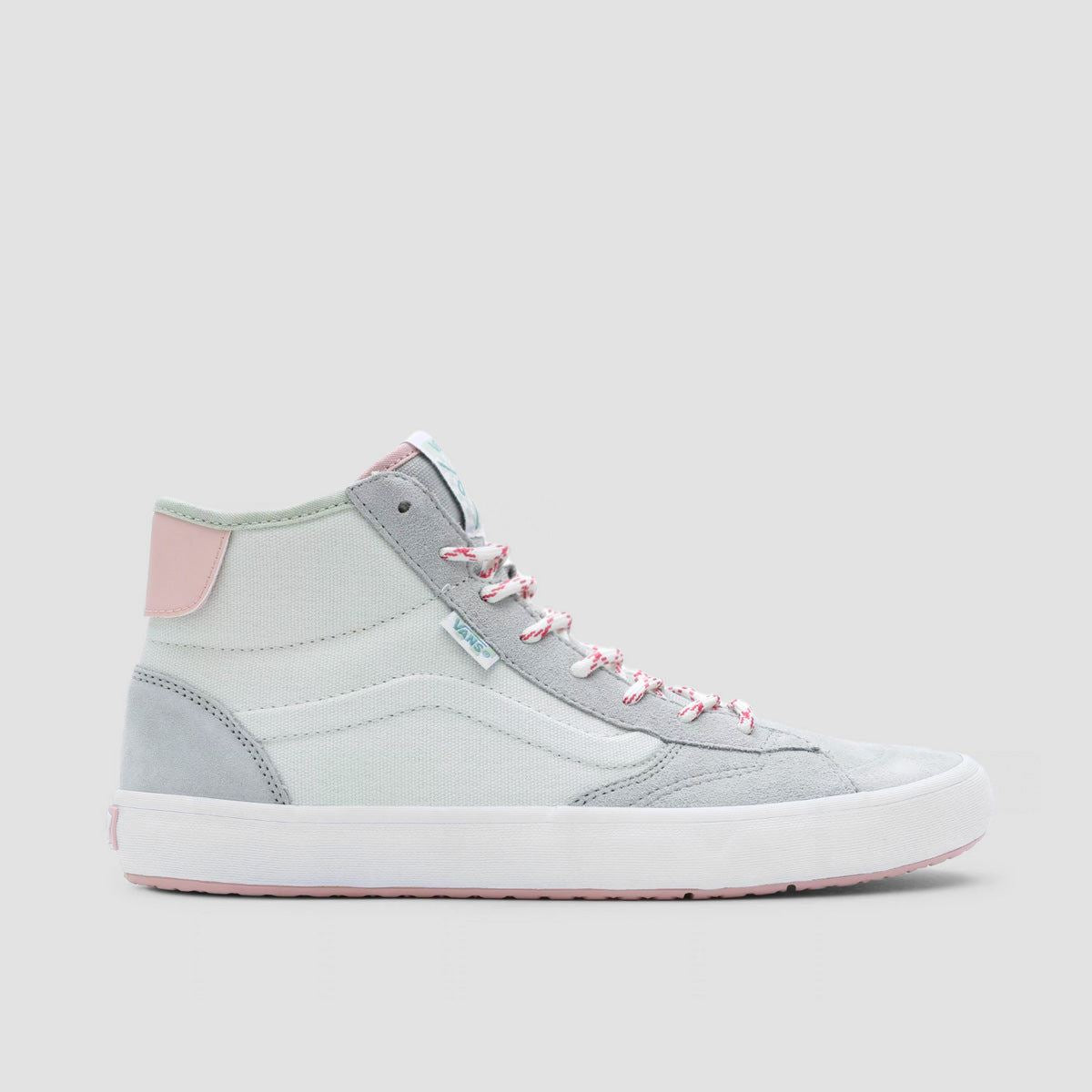 Vans The Lizzie High Top Shoes - Light Grey/Multi