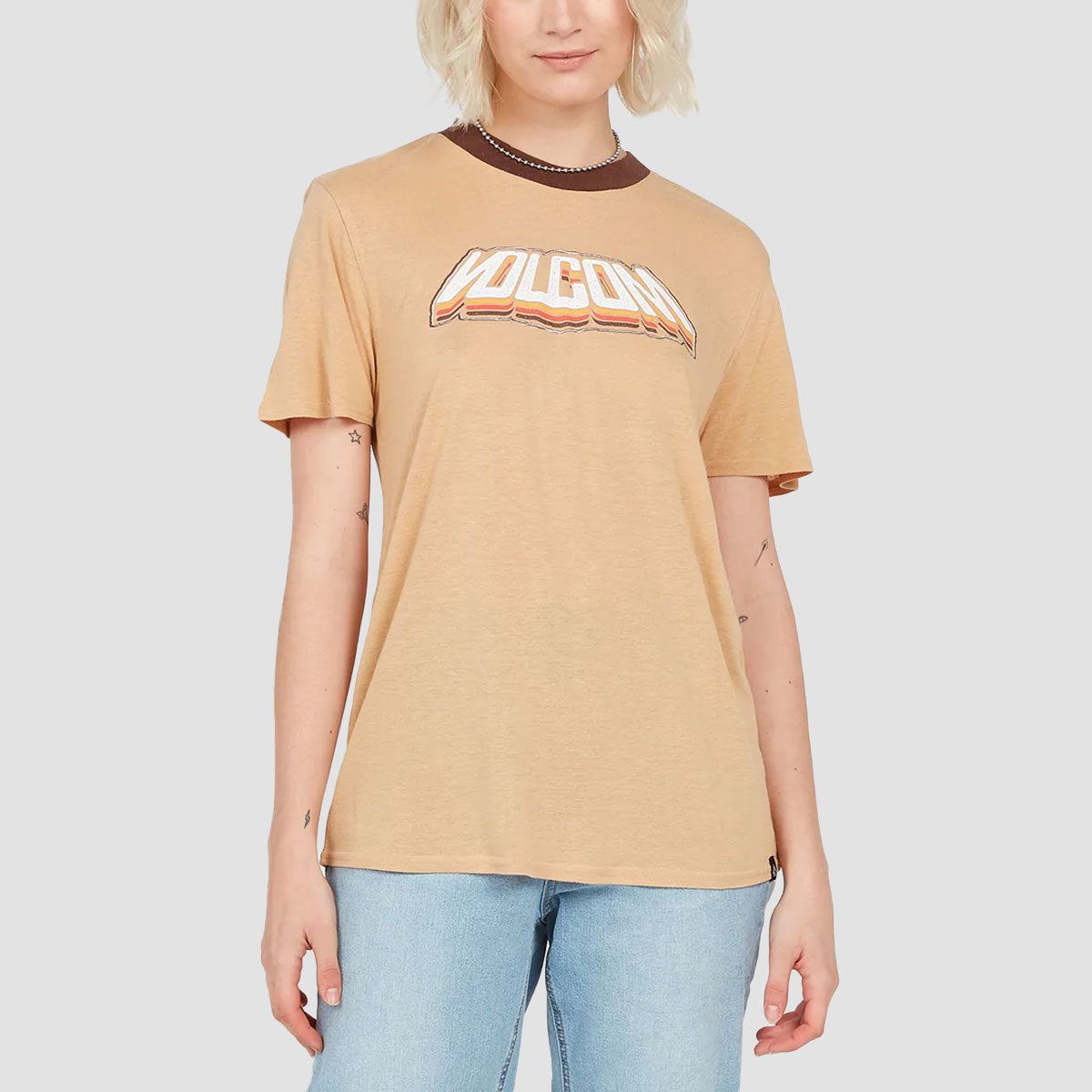 Volcom Tern N Bern T-Shirt Hazelnut - Womens