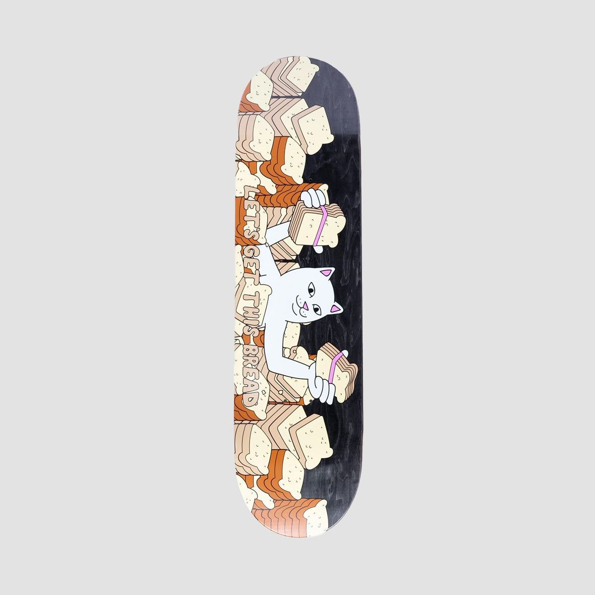 RIPNDIP Gluten Free Skateboard Deck Black - 8.5"