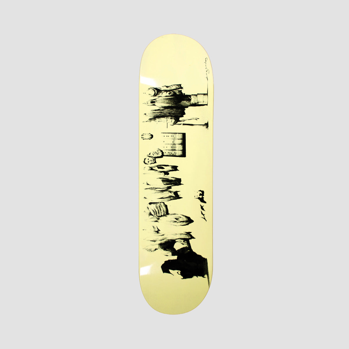 Baglady Peel Skateboard Deck Yellow Dip - 8.5"