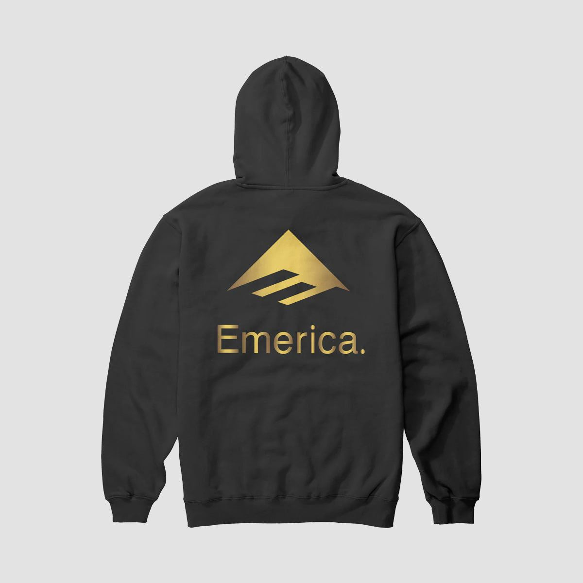 Emerica Lockup Pullover Hoodie Black/Gold