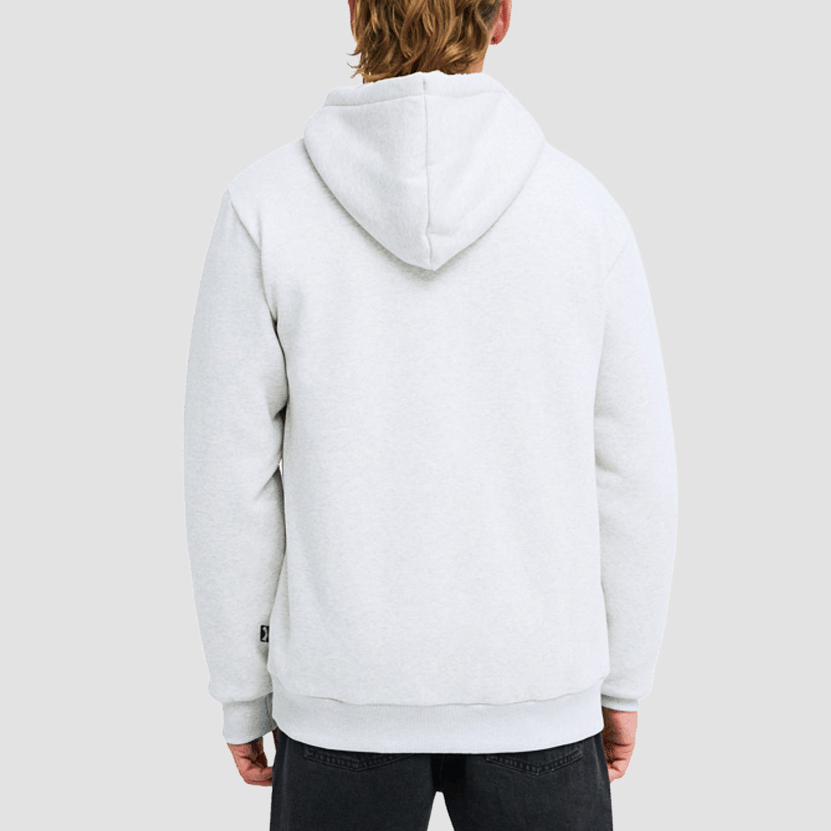 Billabong Arch Sherpa Zip Hoodie Light Grey Heather