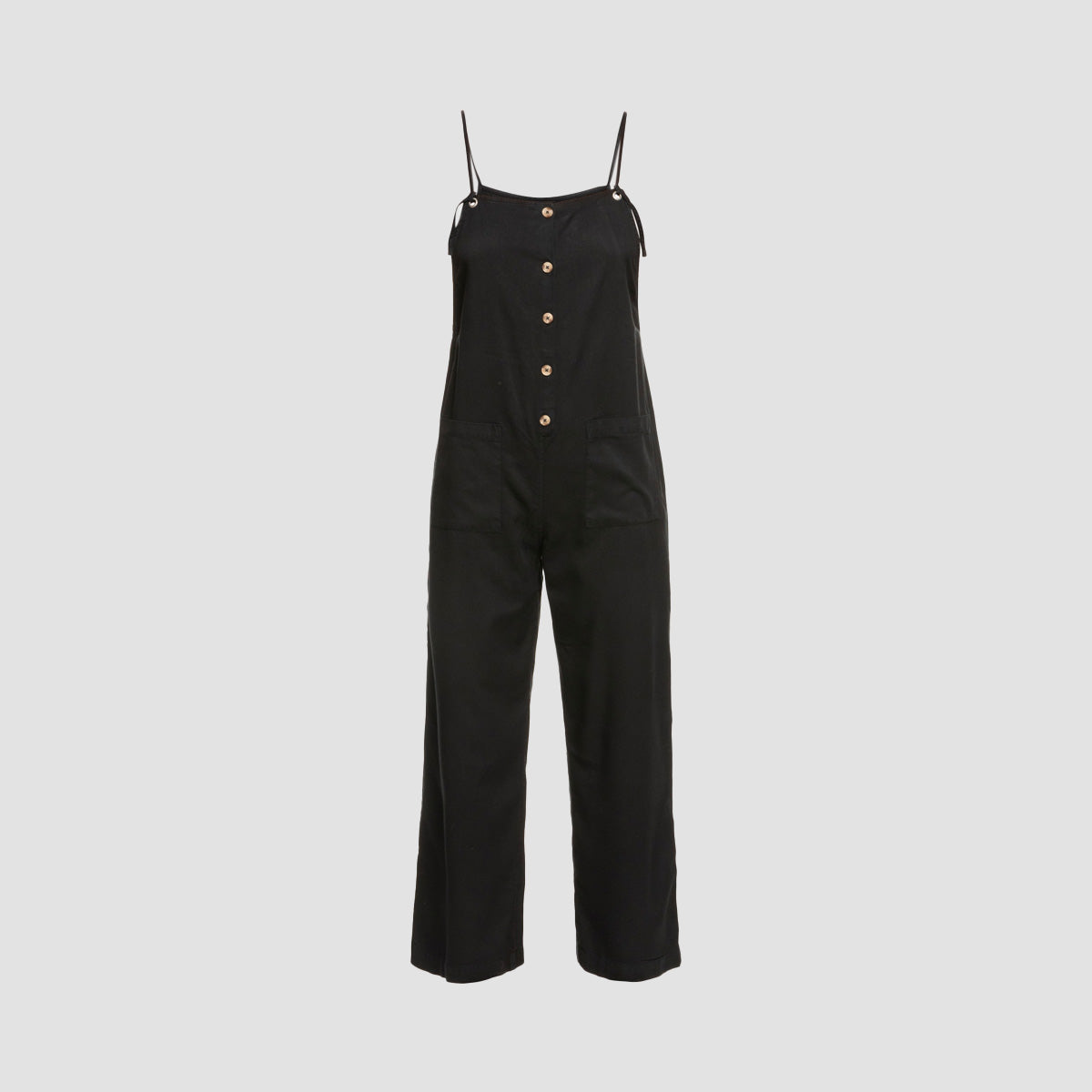 Billabong Beach Cruiser Dungarees Black - Womens