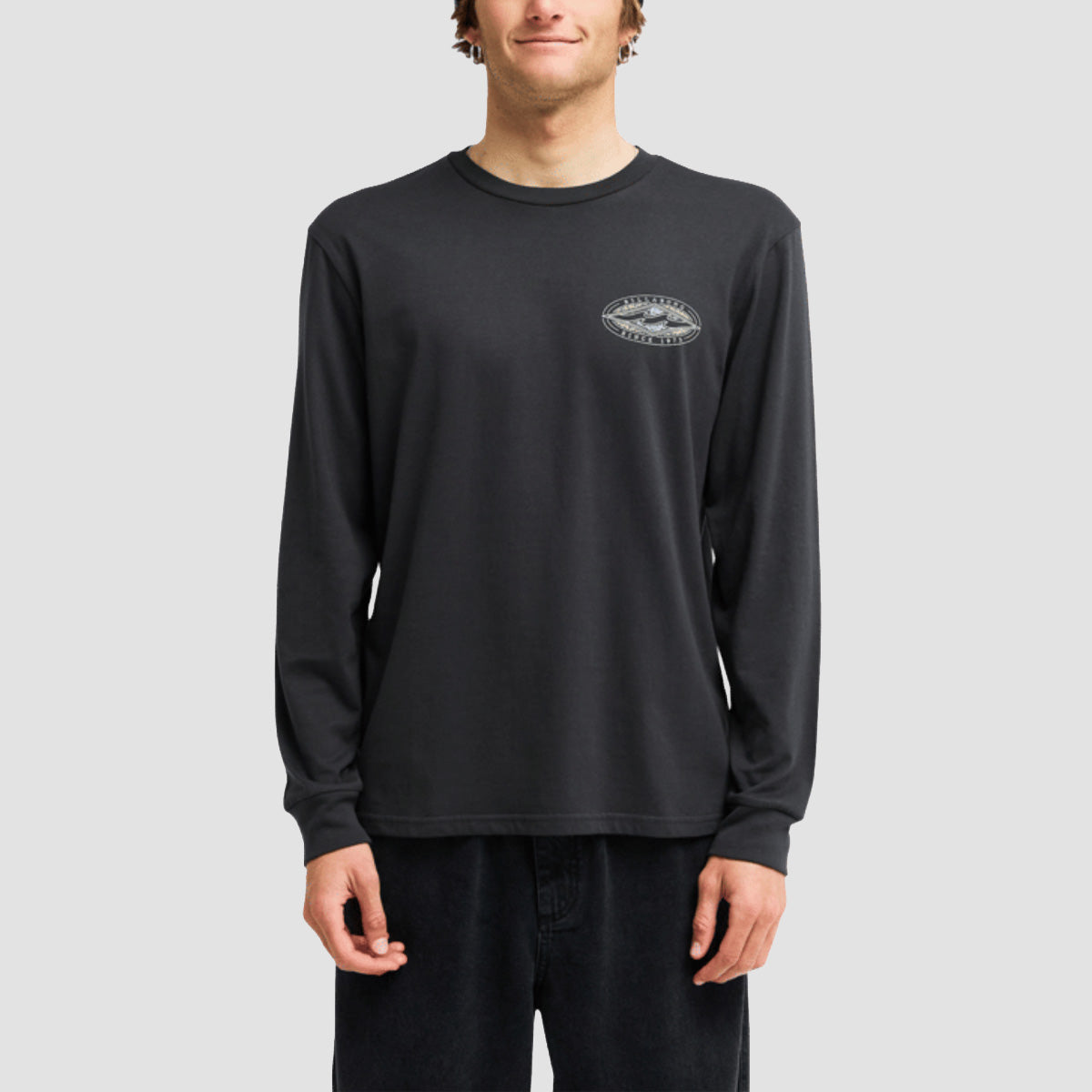 Billabong Diamond Vision Longsleeve T-Shirt Washed Black