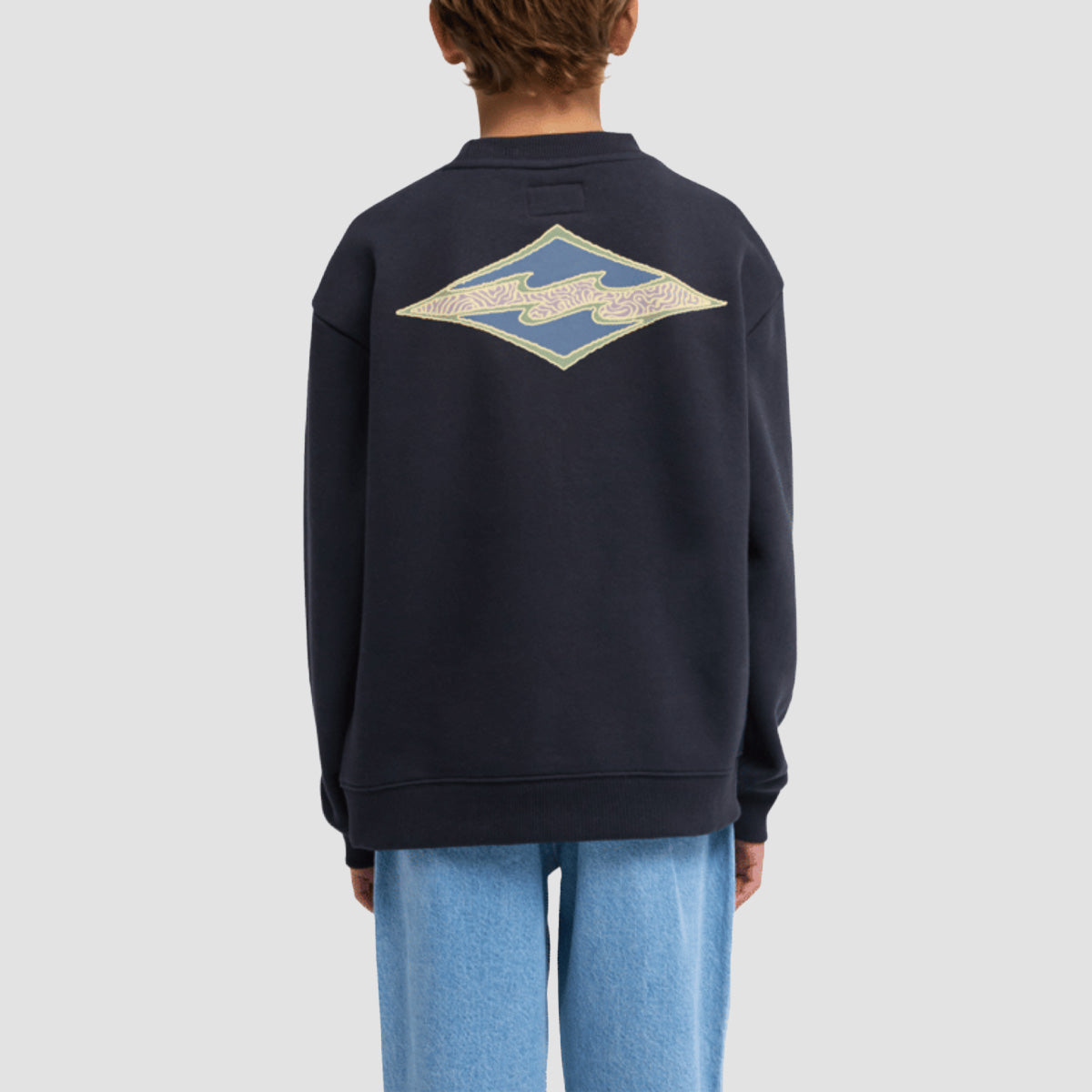 Billabong Foundation Crew Sweatshirt Black - Kids