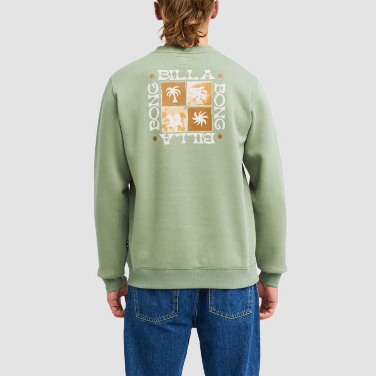 Billabong Foundation Crew Sweatshirt Sea Spray