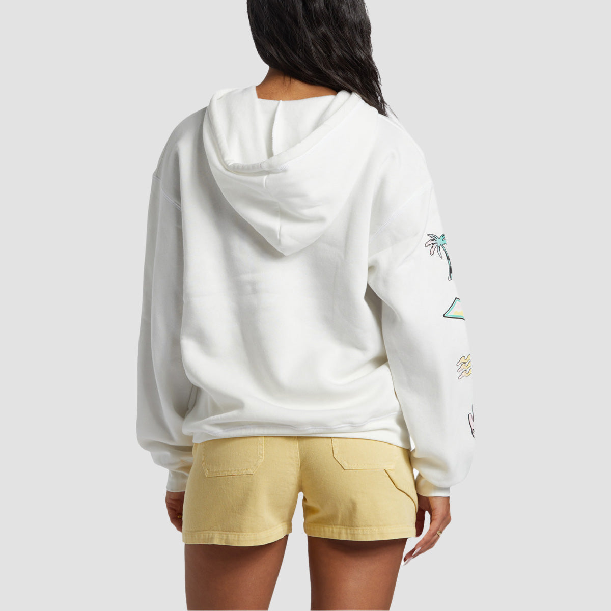 Billabong Keep Shining Pullover Hoodie Salt Crystal - Womens