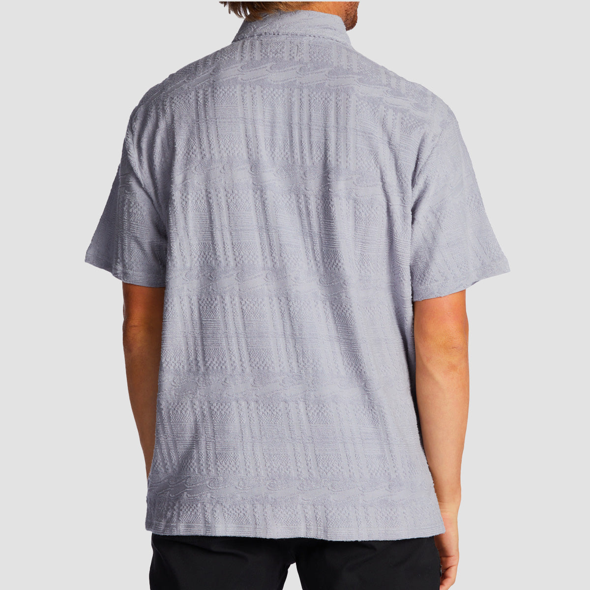 Billabong Loafer Short Sleeve Shirt Grey Violet