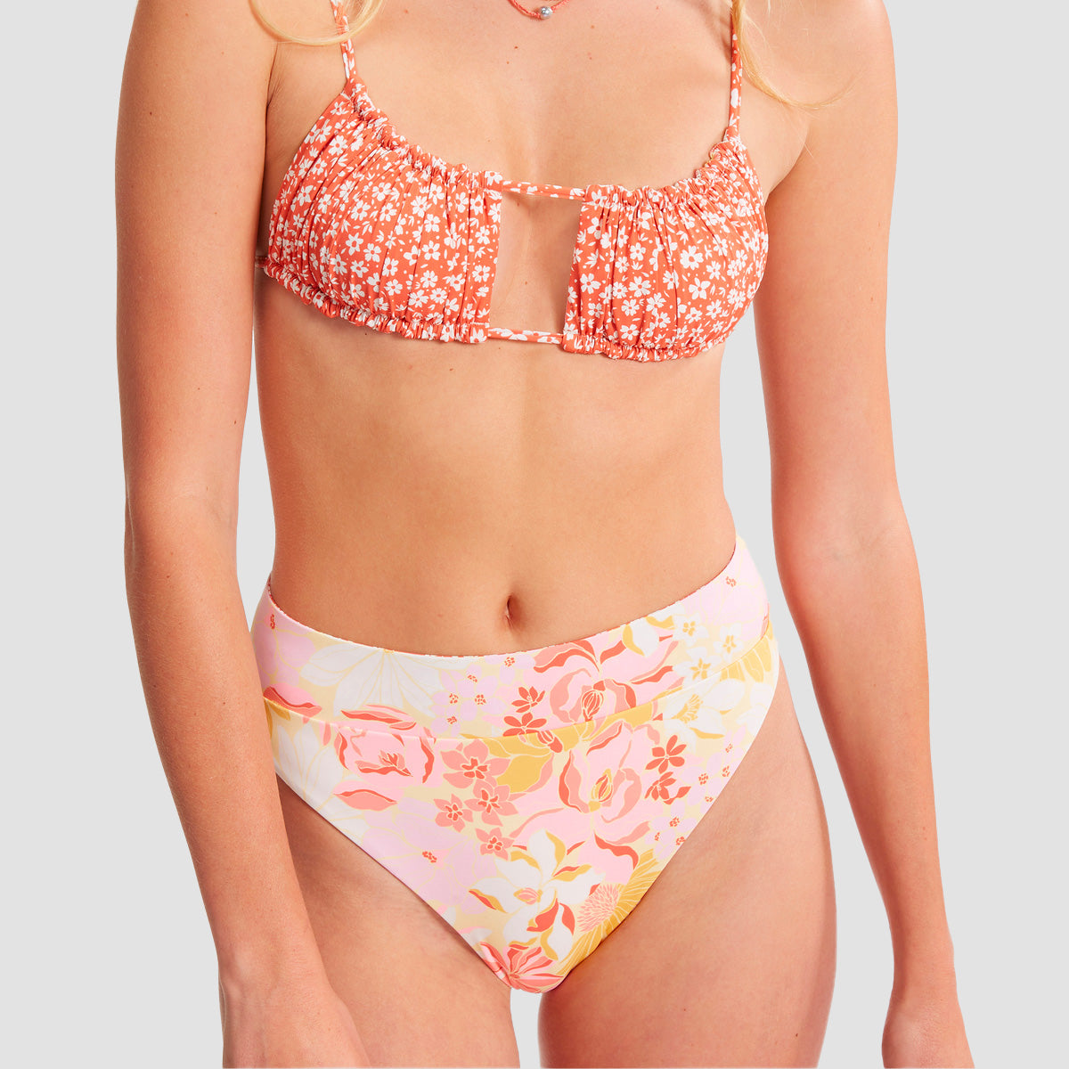 Billabong Made For Daze Rise Bikini Bottoms Multi - Womens