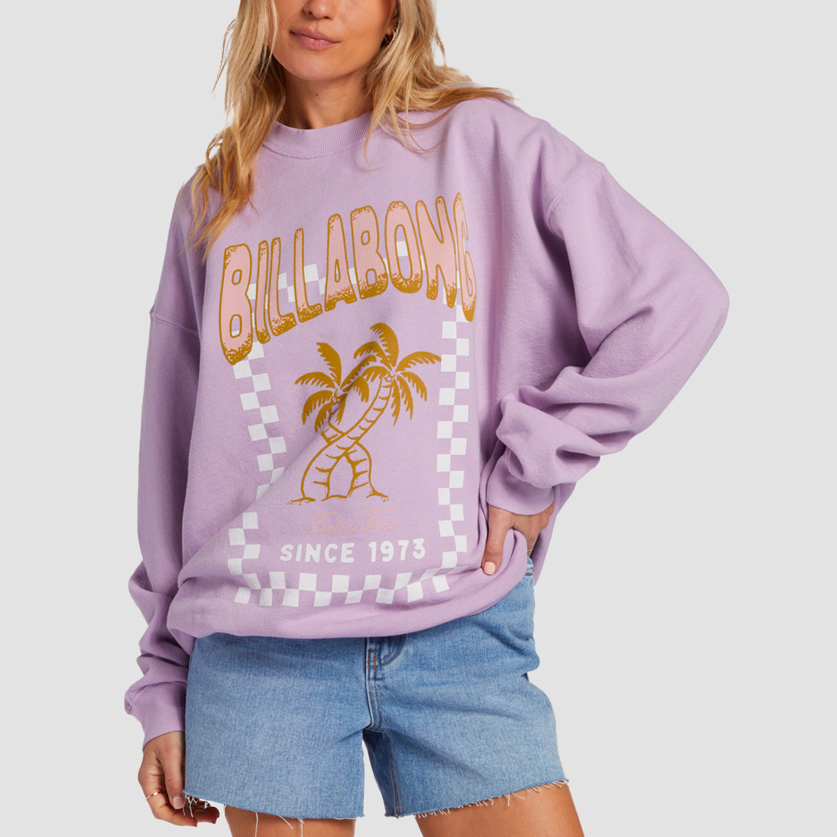 Billabong Ride In Sweatshirt Peaceful Lilac