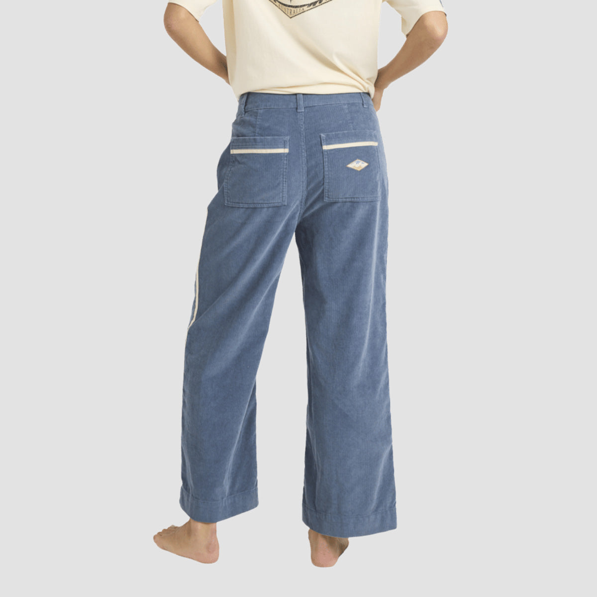 Billabong Sea Tone Corduroy Pants Stone Blue - Womens