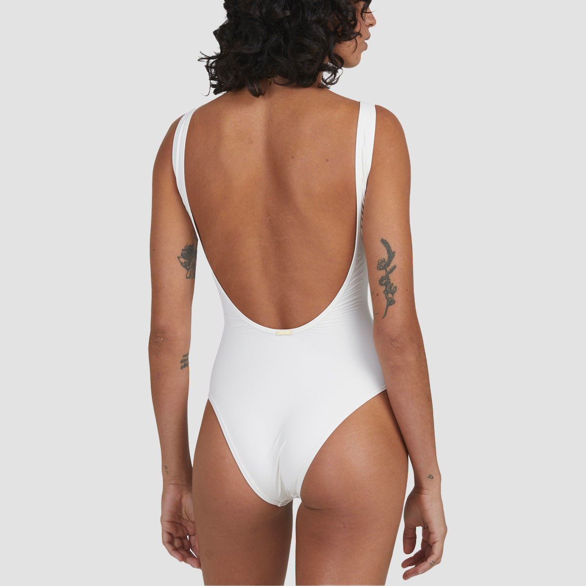 Billabong Summer Tanker One-Piece Swimsuit Salt Crystal - Womens