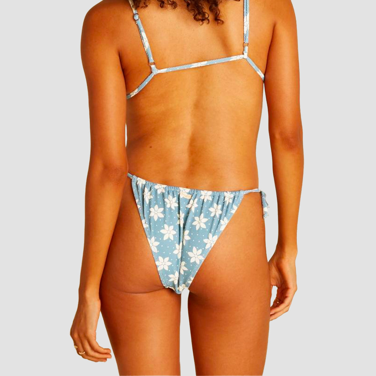 Billabong Wrangler Sweet Country Tie Side Hike Bikini Bottoms Rodeo Blue - Womens