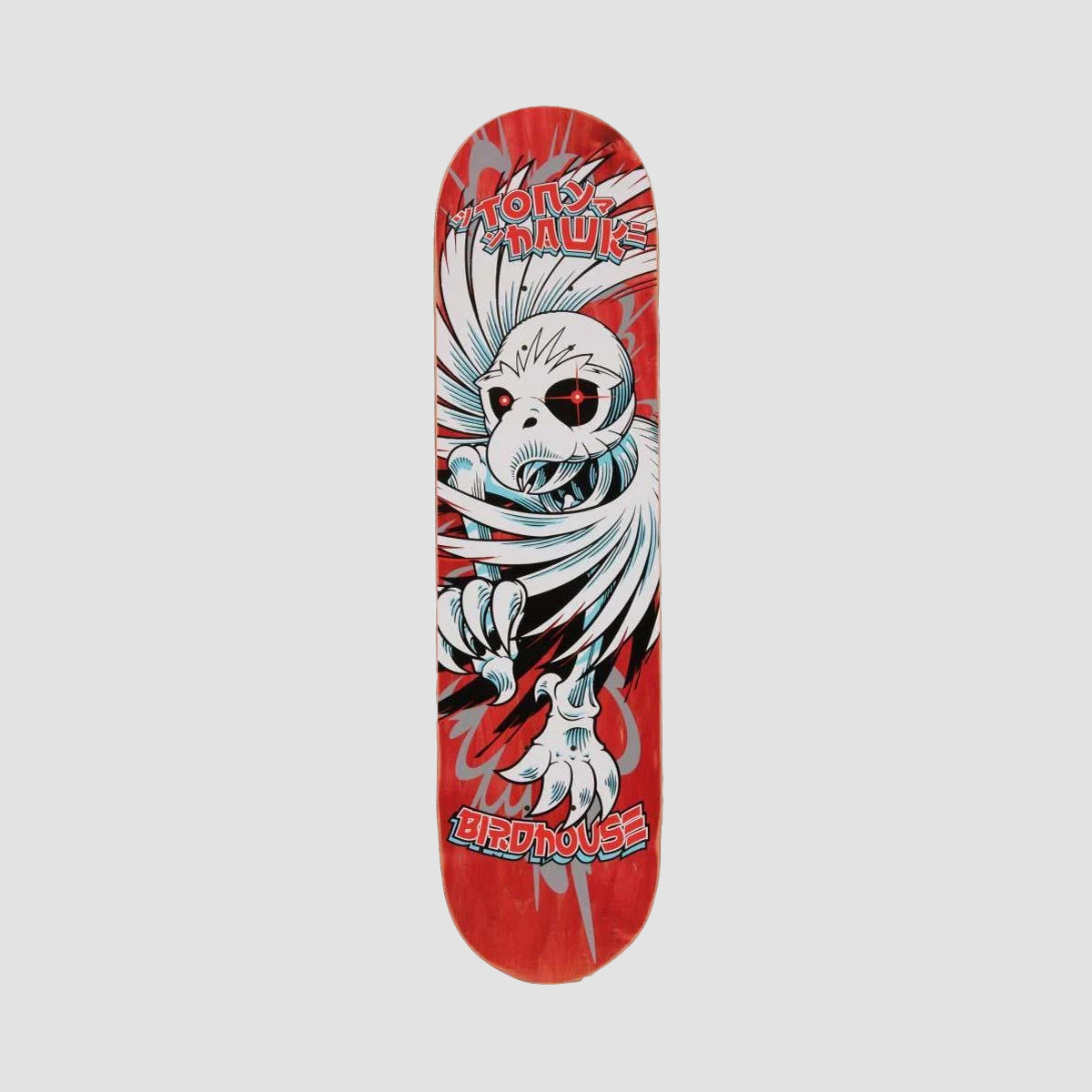 Birdhouse Hawk Spiral Skateboard Deck Red - 8.00"