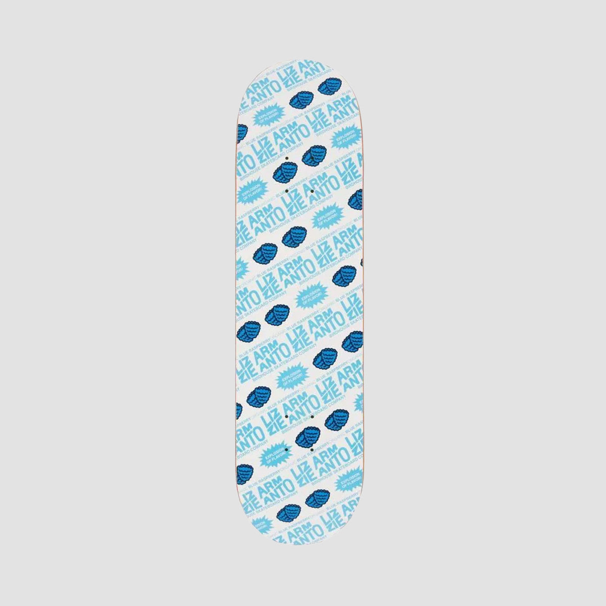 Birdhouse Lizzie Blue Razz Skateboard Deck Blue - 8.25"