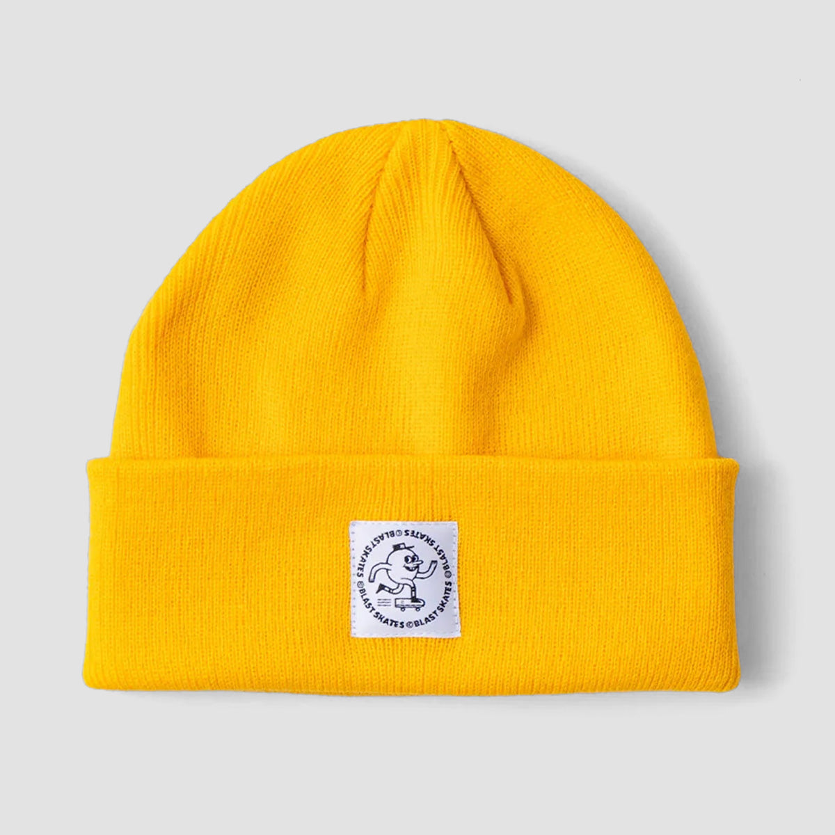 Blast Skates Round Logo Beanie Yellow