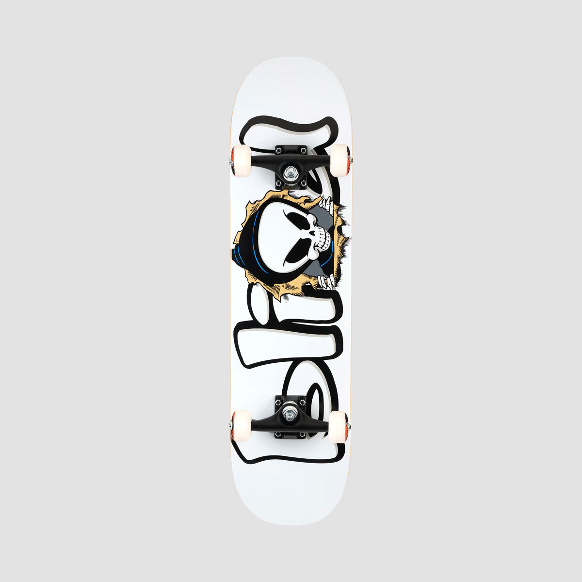 Blind Classic Bust Out Reaper Skateboard White - 8.25"