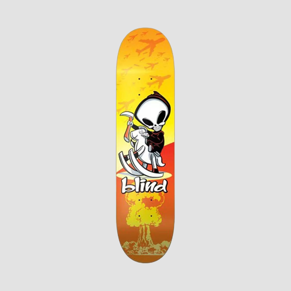 Blind Classic Crazy Horse Skateboard Deck Yellow - 8.25"