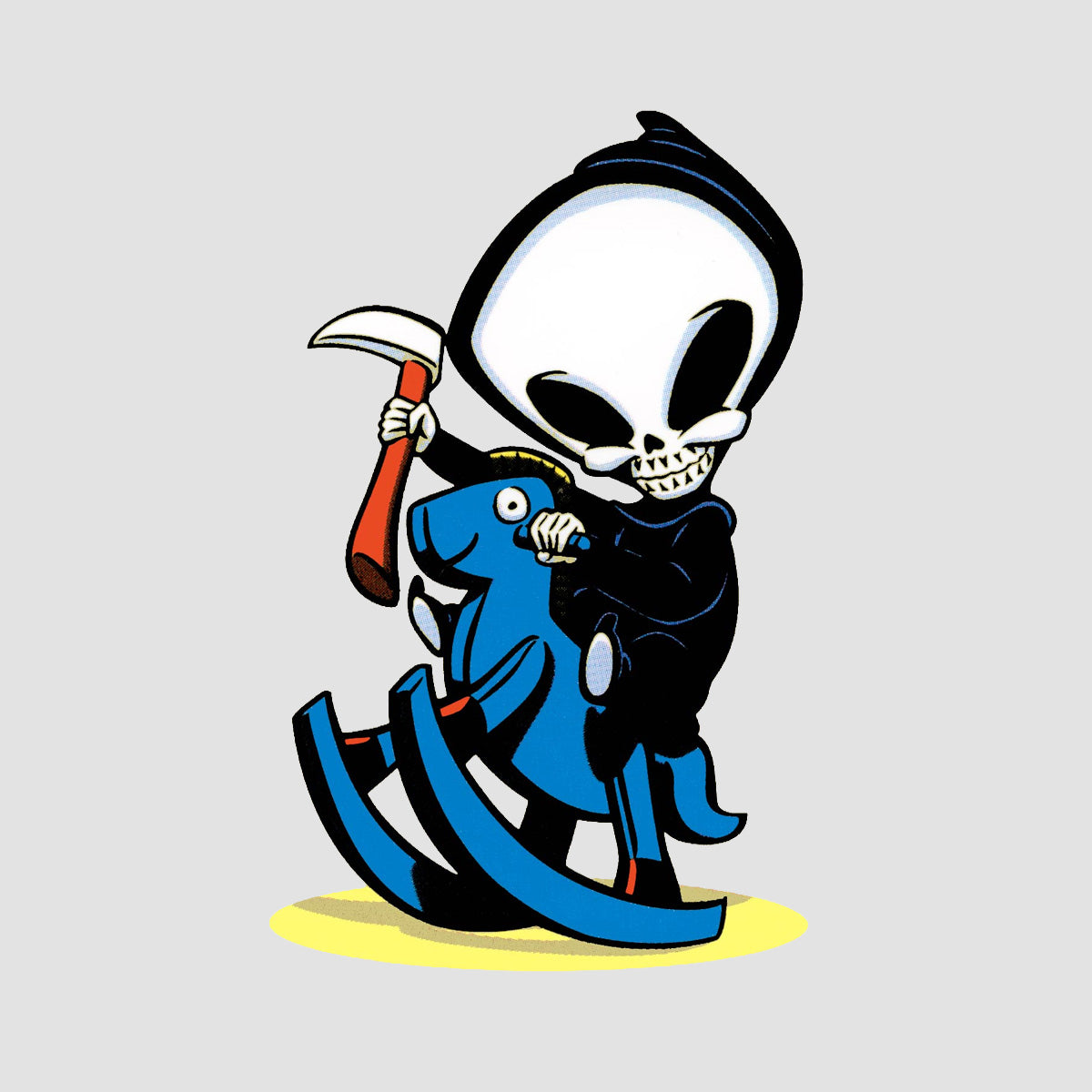 Blind Dead Reaper Crazey Horse Sticker 110x70mm