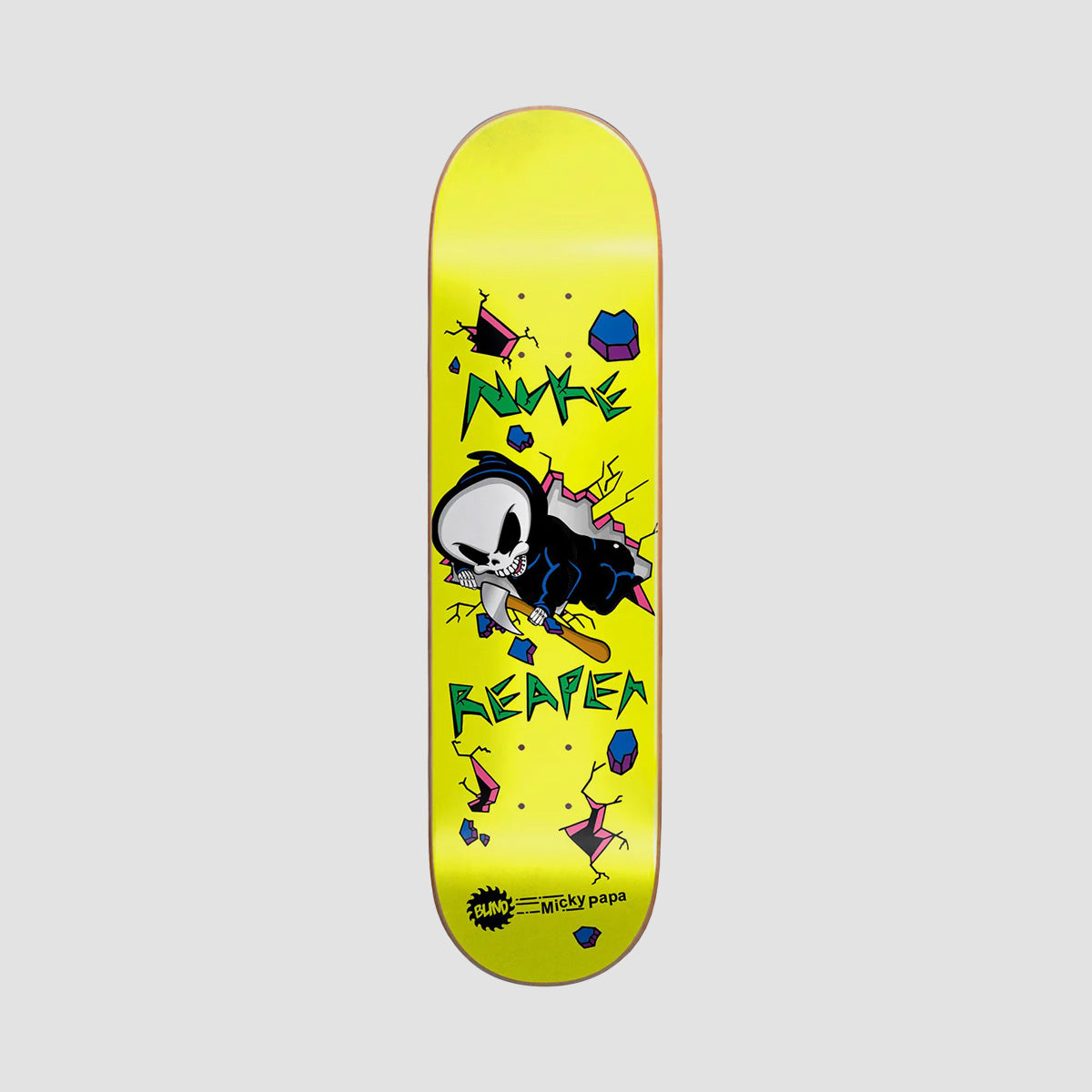 Blind Nuke Reaper R7 Skateboard Deck Micky Papa - 8"
