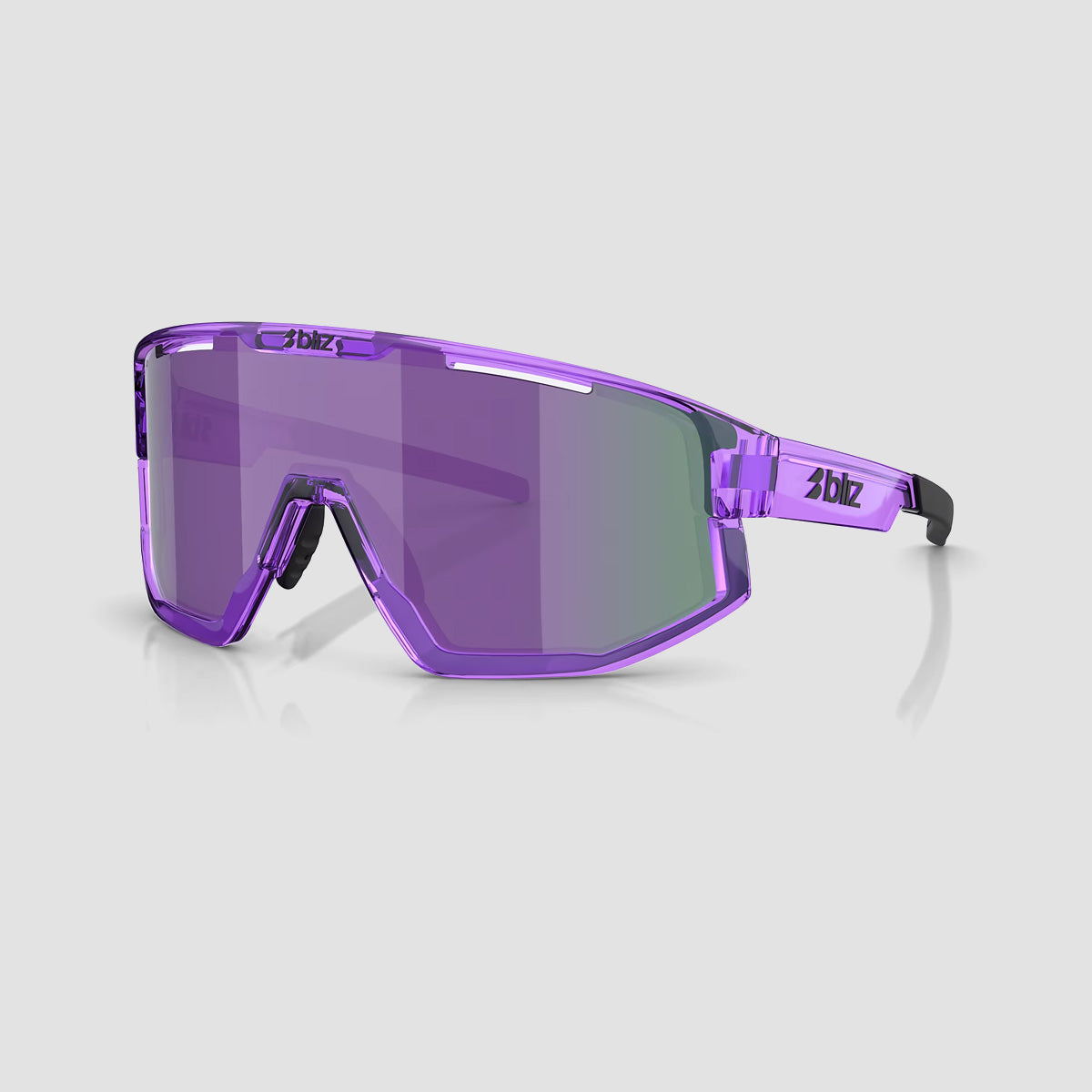 Bliz Fusion Sunglasses Transparent Purple/Smoke/Purple Multicolour