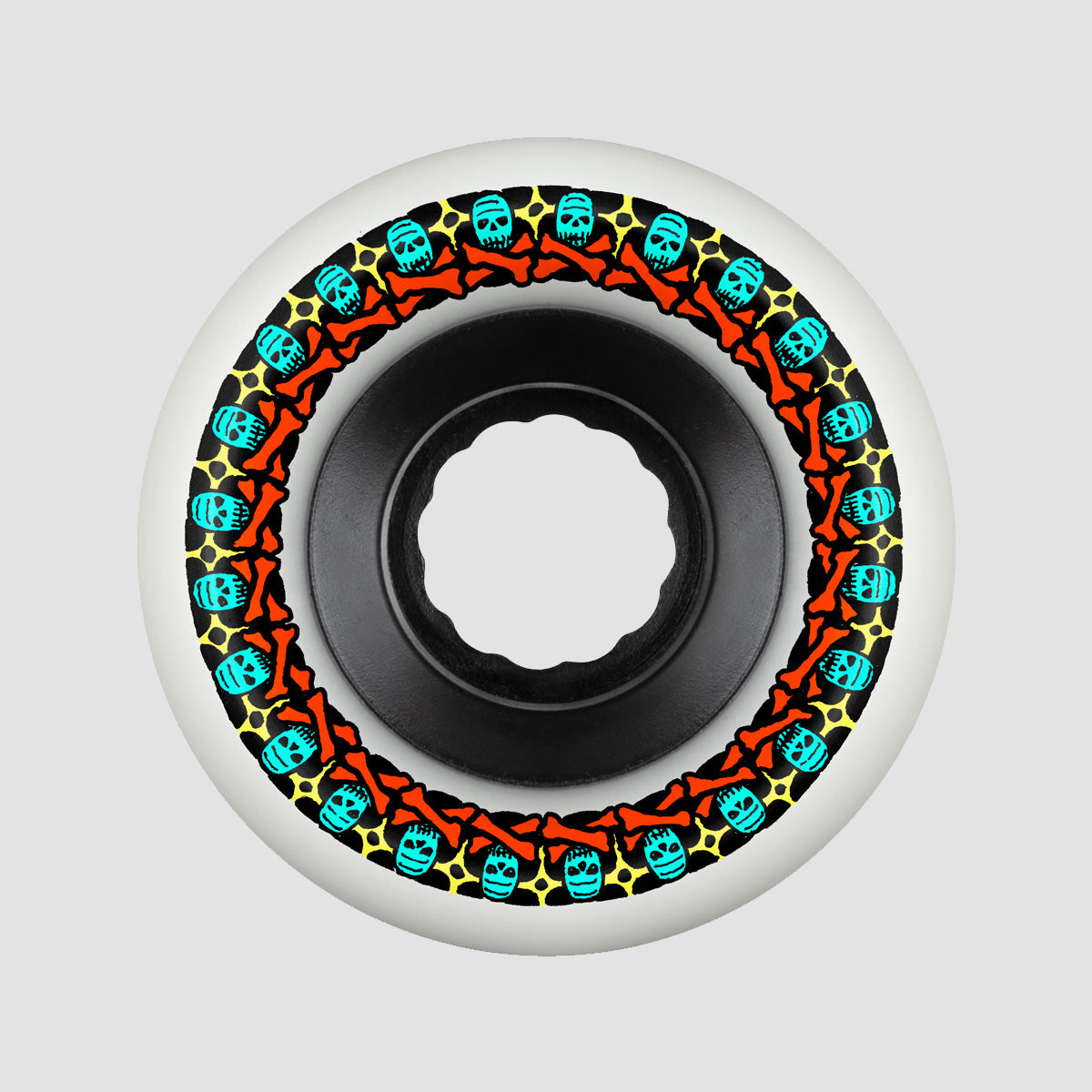 Bones Rough Riders 80A ATF Skateboard Wheels White 56mm