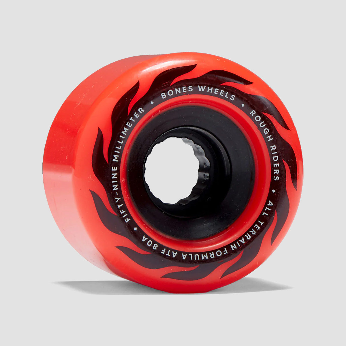 Bones Rough Riders Eternal Flame 80A ATF Skateboard Wheels Red 59mm