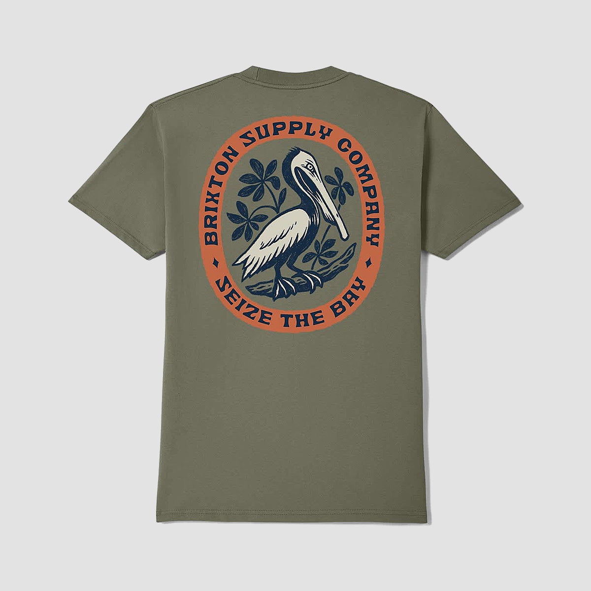 Brixton Bay T-Shirt Olive Surplus