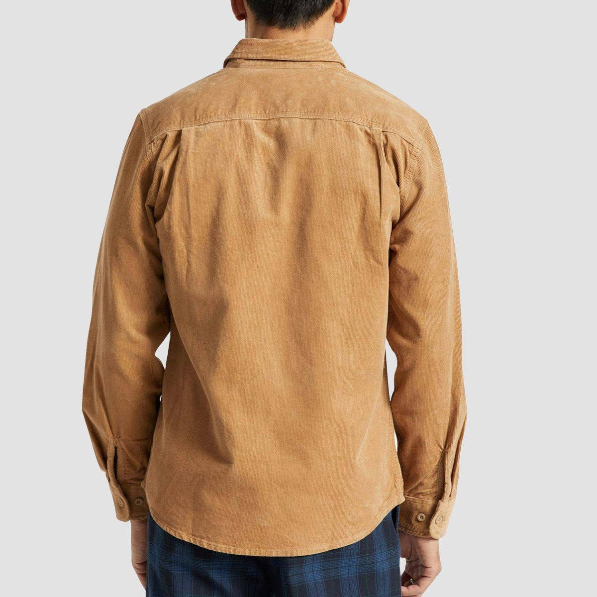 Brixton Bowery Corduroy Longsleeve Flannel Shirt Mojave