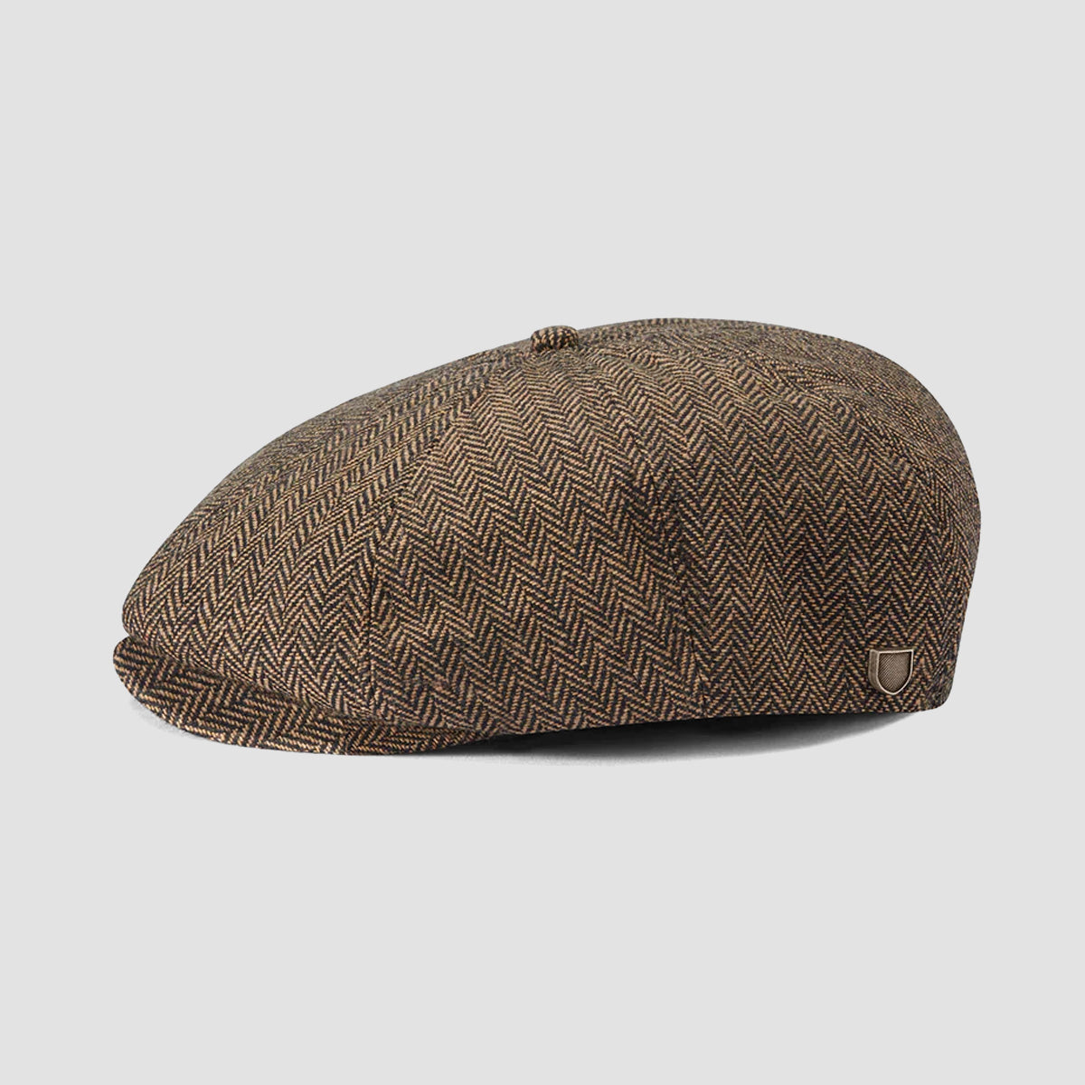 Brixton Brood Newsboy Cap Brown/Khaki