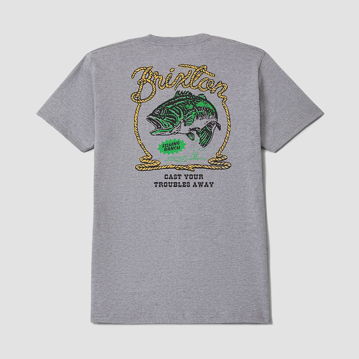 Brixton Cast T-Shirt Heather Grey