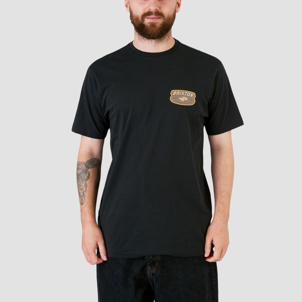 Brixton Clayburn Tailored T-Shirt Black