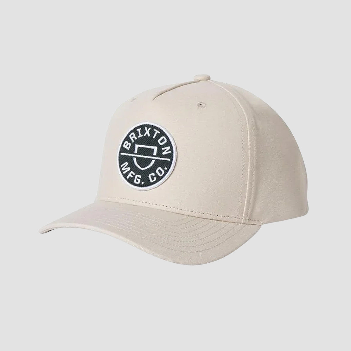Brixton Crest C MP Snapback Cap Beige